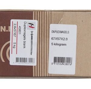 Duplexnagel 2,8x57/67mm blank 5kg