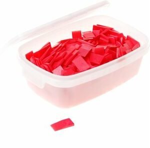 gb kunststof stelwig rood 5x23x40 450st