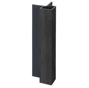 keralit hoekprofiel uitwendig 2828 zwart eiken 4000mm