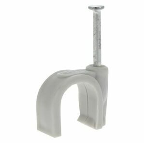 kabelclip rond 14mm grijs (set van 40 stuks)