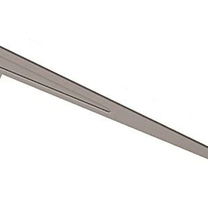 element drager staal enkel 3-haaks wit