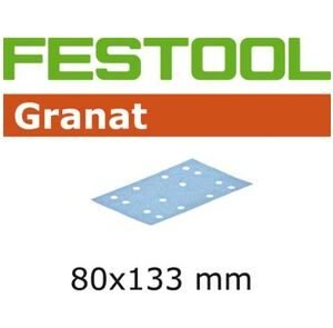 Festool schuurstrook granat stf p80 80x133mm 10st