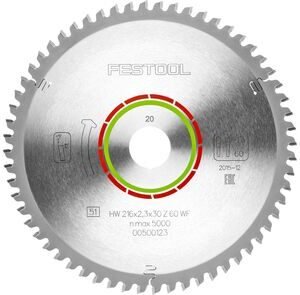 Festool cirkelzaagblad speciaal WZ/FA60 60-tands, tandvorm wz/fa 216x2,3x30mm