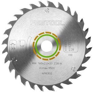 Festool cirkelzaagblad universeel W28 28-tands 160x2,2x20mm