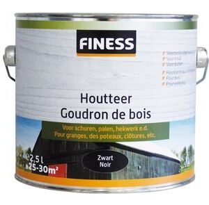 finess houtteer buiten zwart 2,5ltr
