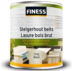 finess steigerhoutbeits binnen/buiten grey-wash 750ml