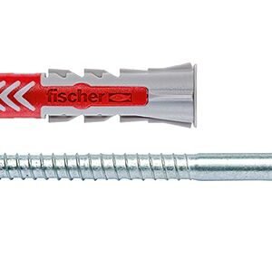 Fischer duopower plug met zeskantschroef 10x50mm 50st