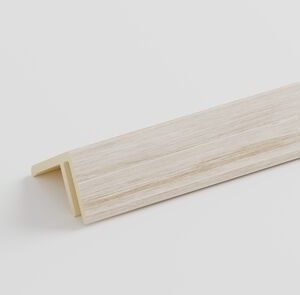 fortalit eindprofiel wit eiken PVC 6000mm