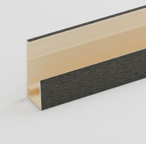 fortalit ontwateringsprofiel antraciet PVC 6000mm