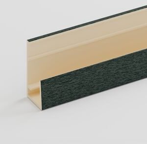 fortalit ontwateringsprofiel monumentengroen PVC 6000mm