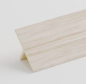 fortalit verbindingsprofiel wit eiken PVC 6000mm