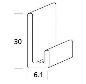fortalit startprofiel aluminium 6000mm