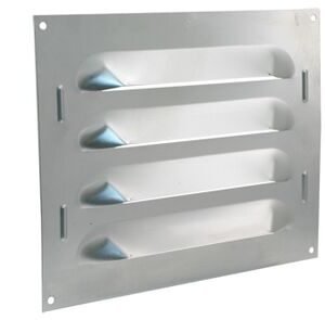 GavoSchoepenrooster aluminium naturel 200x200mm