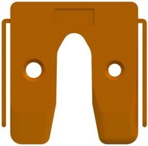 GB uitvulplaat met stelpootjes 2mm bundel 64st oranje