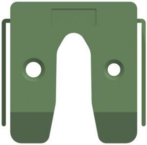 GB uitvulplaat met stelpootjes 10mm bundel 13st groen