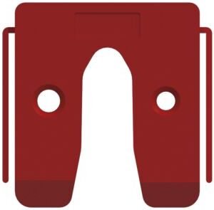 GB uitvulplaat met stelpootjes 5mm bundel 26st rood