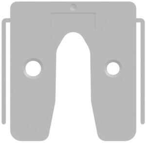 GB uitvulplaat met stelpootjes 1mm bundel 128st transparant