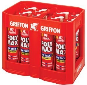 griffon poly max montagelijm krat 12 kokers high tack express wit