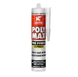 griffon poly max montagelijm transparant koker 300gr