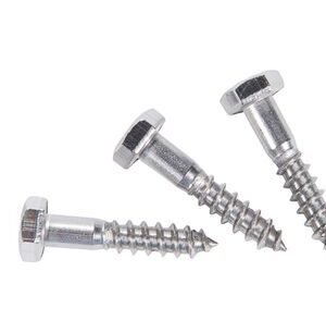 Houtdraadbout RVS 6x30mm 100st