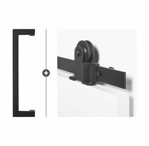 skantrae hang- en sluitwerkpak hsp516 schuifdeursysteem  foxtrot greep biloxi zwart