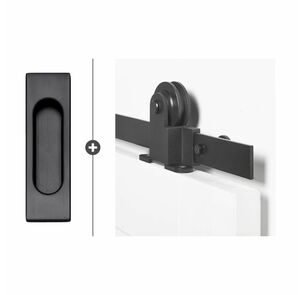 skantrae hang- en sluitwerkpak hsp532 schuifdeursysteem  foxtrot greep recta zwart