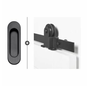 skantrae hang- en sluitwerkpak hsp534 schuifdeursysteem  foxtrot greep noxia zwart