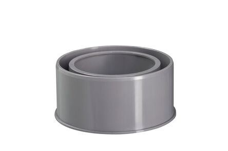 HWA verloopstuk 110x80mm grijs