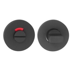 impresso rozet wc modulair rond verdekt alu/zwart paar