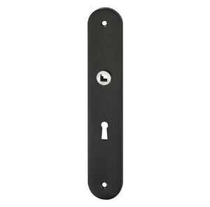 impresso schild modulair ovaal schroef sl56 alu/zwart paar