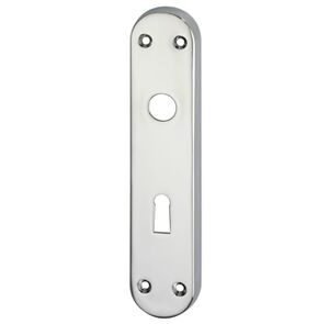 impresso paar schild modulair ovaal schroef chroom slotgat 56mm