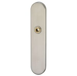 impresso paar schild modulair rvs ovaal verdekt blind