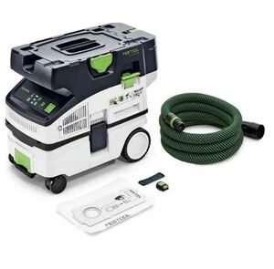 festool cleantec accu-stofzuiger mini i-basic 18V snoerloos, met afzuigslang 470x320x455mm