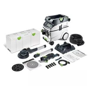 festool langnek schuurmachine+stofzuiger planex lhs 2 225 eqi/ctl 36-set