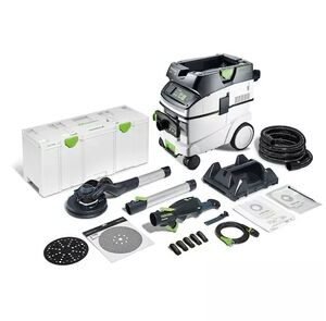 festool langnek schuurmachine+stofzuiger planex lhs 2 225 eqi/ctm 36-set