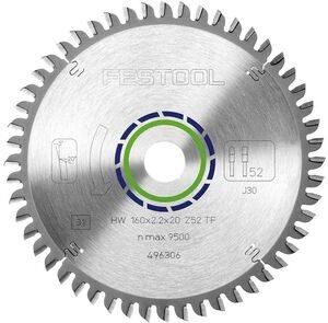 Festool cirkelzaagblad speciaal TF52 52-tands 160x2,2x20mm