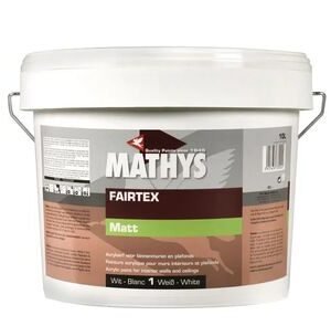 mathys fairtex latex mat wit 10ltr