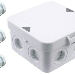 kabeldoos met 3 wartels grijs kema keur