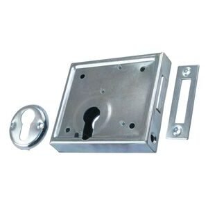 Kelderbandslot Met Cilinder Verzinkt