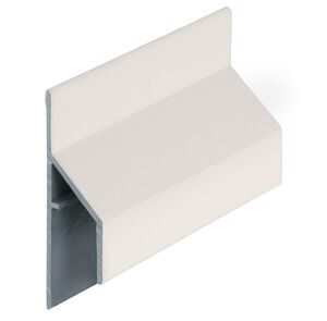 keralit aansluitprofiel 2810 trim/kraal pure snowwhite 9016 6000mm