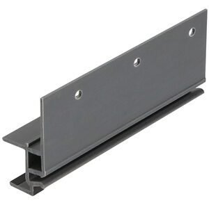 keralit montageprofiel 2877 grafietzwart classic nerf 17x45x6000mm