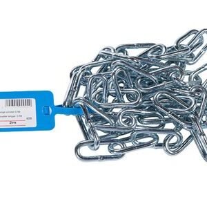 Ketting c-50 lange schakel gesmeed verzinkt 2m