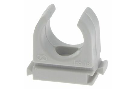 klembeugel wit pvc 100st 3/4''