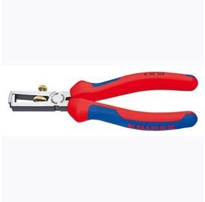 Knipex afstriptang 11-02-160 zwart geatramenteerd, kop gepolijst, grepen met meer-componentengrepen, elastische punten 160mm