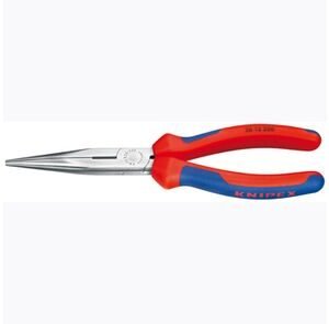 Knipex radiotang 26-12-200 zwart geatramenteerd, kop gepolijst, grepen met meer-componentengrepen 200mm