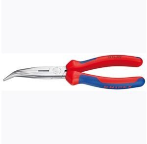 Knipex telefoontang 26-22-200 zwart geatramenteerd, kop gepolijst, grepen met meer-componentengrepen, elastische punten 200mm
