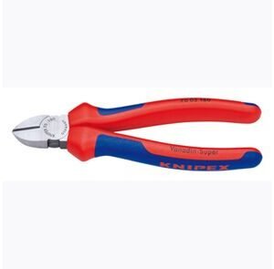 Knipex zijsnijtang 70-02-160 zwart geatramenteerd, kop gepolijst, grepen met meer-componentengrepen 160mm