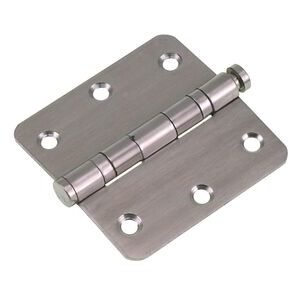 kogelscharnier/pen ronde hoek rvs 3st 76x76mm