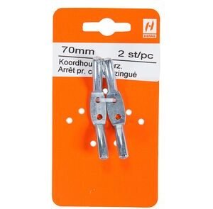 Koordhouder 70mm verzinkt 2st