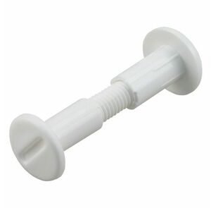 koppelbout m6x30mm wit (set van 4 stuks)
